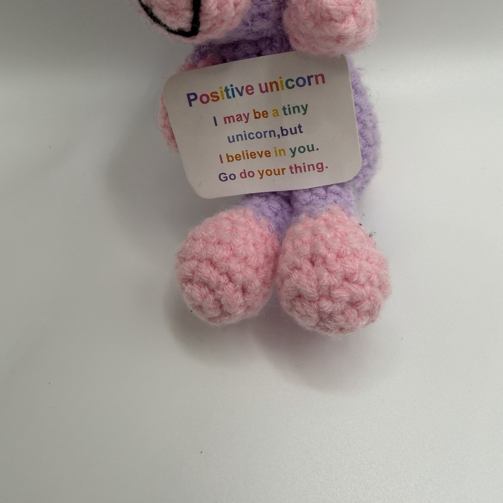 Crocheted Friends Inspirational Positive‎ Unicorn - Picture 7 of 10